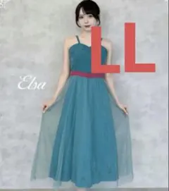 エルサ　キャミワンピース　アナ雪　しまむら　ディズニー　ワンピース　LL 新品のサムネイル