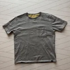 WORK NOT WORK ポケットTシャツ グレー 肉厚 コットン 美品のサムネイル