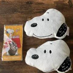 misdo スヌーピー ポーチ ドーナツチャーム付き2個セット＋ストラップ