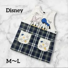 Disney ディズニー エプロン デイジーダック ドナルドダック M～Lサイズ