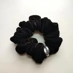 【FOXEY】大茶ブラウン ベルベット シュシュ ヘアゴ厶 ブレスレット（ベロア