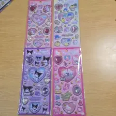 【正規品】キラキラジュエルシール 4枚セット