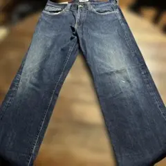 TOMMY HILFIGER トミーヒルヒンガーデニムパンツダークブルーLサイズ