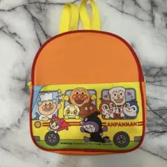 アンパンマン リュック キッズ 子供用　オレンジ　ベビー　キッズ　大容量　仲間達のサムネイル