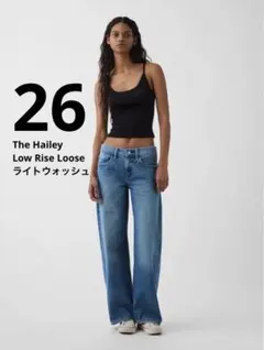 GAP The Hailey ヘイリー ローライズルーズフィットデニム 26のサムネイル