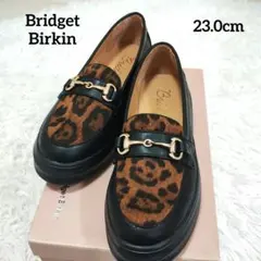 【新品】Bridget Birkin 厚底　ローファー　ヒョウ柄　23.0cmのサムネイル