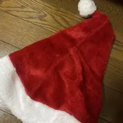 サンタ帽子 赤と白 ポンポン付き