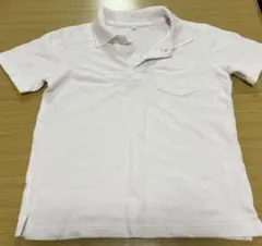白色　ポロシャツ