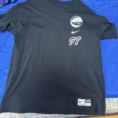 NIKEナイキ 半袖Tシャツ ブラック 97ロゴ バスケットボールサイズL