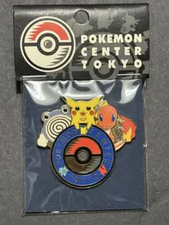 ポケセン トウキョー限定 東京　初代 ピンズ ニョロゾ　ヒトカゲ　ピカチュウのサムネイル