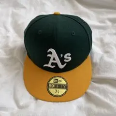 New Era 59FIFTY A's キャップ 7 1/8