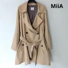 MiiA　トレンチコート　レディース　ベージュ　Мのサムネイル