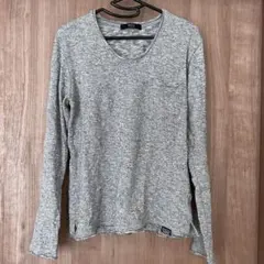 アズール　カットソー　Vネック