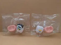 サンリオキャラクターズ みんなでなっちゃお！歯　バッドばつ丸＆あひるのペックル