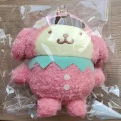 匿名発送／なりきりいちごむにゅぐるみマスコット　ポムポムプリン
