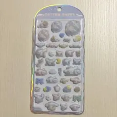 サンリオ　コットンパフィーシール　シナモロール