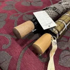 チェック柄 折りたたみ傘 2本
