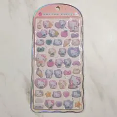ハローキティ　コットンパフィーシール　シール