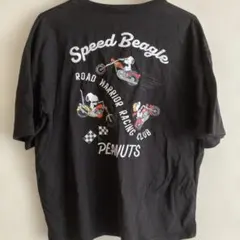 アベイル ピーナッツ スヌーピー バイク tシャツ 黒 M 中古