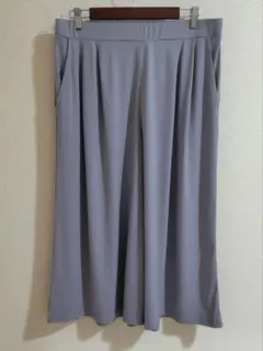 グレー キュロットパンツ　3L
