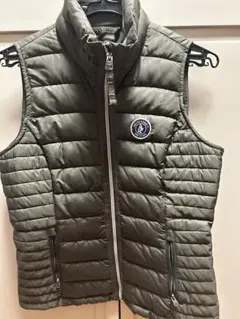 Abercrombie & Fitch オリーブ ダウンベスト