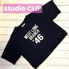 ≪値下げ≫◾️studio CLIPスタジオクリップロゴプリントニットTシャツ