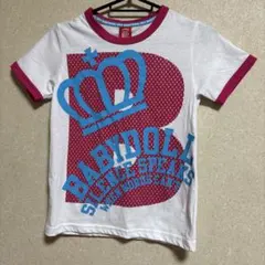 BABYDOLL Tシャツ 140cm ホワイト ピンク