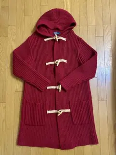 80s Polo by Ralph Lauren 赤 ニットダッフルコート L