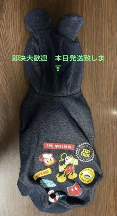 ミッキーマウス耳付き犬服