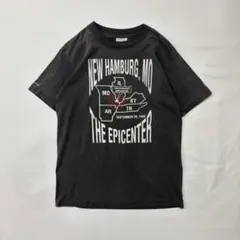 80s Vintage Hanes 半袖Tシャツ フェードブラック