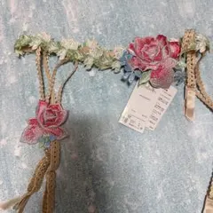 ワコール サルート店舗限定09G インドの花嫁 ガーターベルトM IV タグ