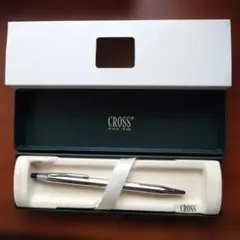 未使用】CROSS ボールペン シルバーカラー 専用ケース付き - メルカリ