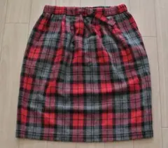 Dot＆Stripes CHILD WOMAN　ウールチェックスカート