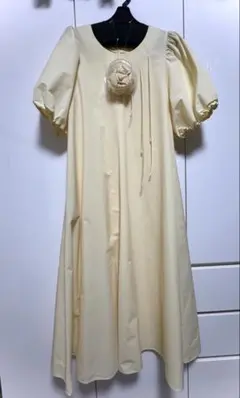 新品 ローズティアラ 42 接触冷感 プリーツ切替ワンピース - メルカリ