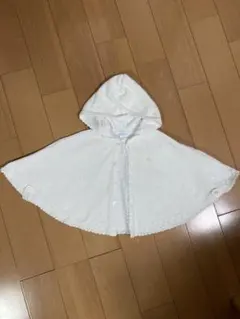 3月10日中で出品終了ミキハウス　フード付きベビーポンチョ50〜90