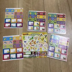 ポケモン シール 6枚セット