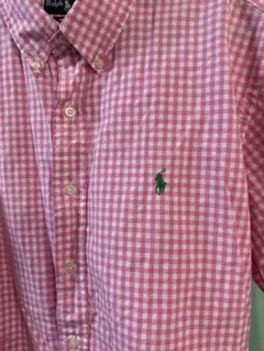 Ralph Lauren ギンガムチェック 半袖シャツ XXLのサムネイル
