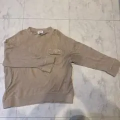 F.O.KIDS 長袖カットソー 120cm ベージュ