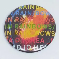 【未使用】レディオヘッド RADIOHEAD レインボー 缶バッジ