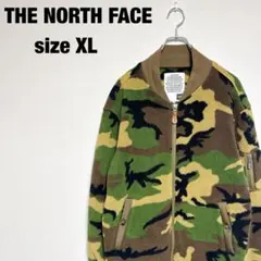 THE NORTH FACE カモ 迷彩 フリースジャケット XL