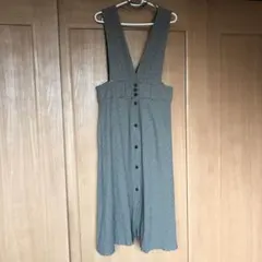 ZARA サイズL チェック　サロペット　ジャンパー　スカート