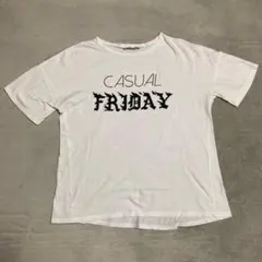 【ザラ】CASUAL FRIDAY ホワイト　Tシャツ Sサイズ★のサムネイル