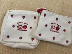 ふくふくにゃんこ　ボックスポーチ、ティッシュポーチ
