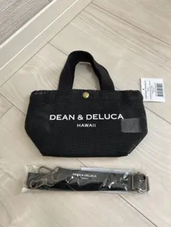 DEAN&DELUCA Hawaii ミニメッシュトート ストラップ付き XS