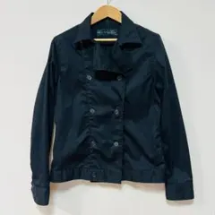 美品★ SHIPS JET BLUE ダブルボタン ジャケット M 黒 日本製