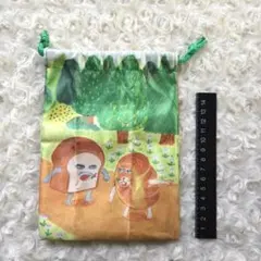 パンどろぼう　巾着ポーチ