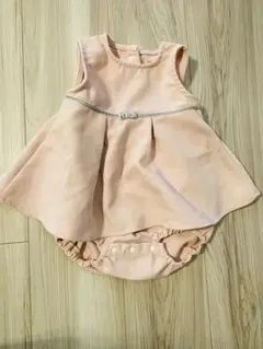 【cottoli】ピンク ノースリーブ ワンピース 80