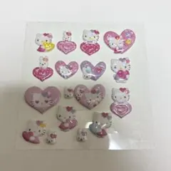 平成レトロ　ハローキティ　シール　キラキラ　サンリオ　当時物　レア　おすそわけ