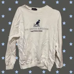 KANGOL ホワイト スウェットL