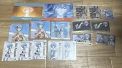 エヴァンゲリオン 綾波レイ コースター ポストカード カード ステッカー セット